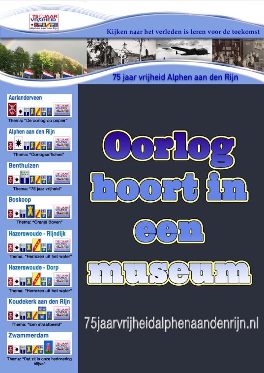oorlog hoort in het museum